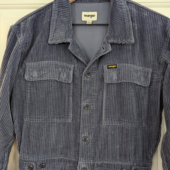 Blue Corduroy Jumpsuit - Picture 5 of 8